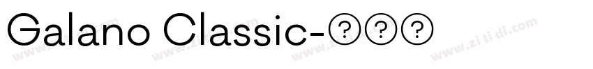 Galano Classic字体转换